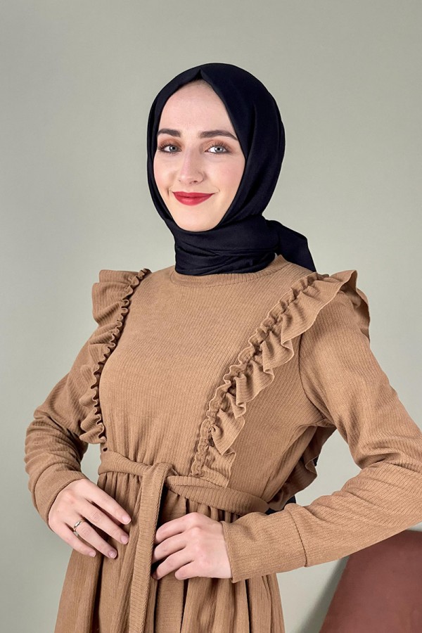 Moda Çizgi Tesettür Elbise