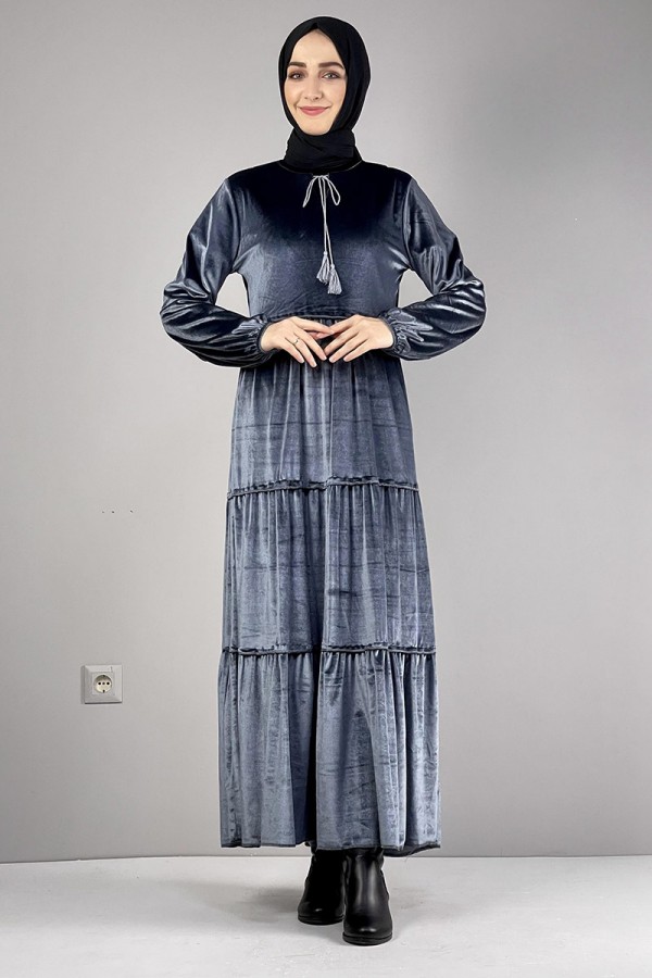 Moda Çizgi Tesettür Elbise