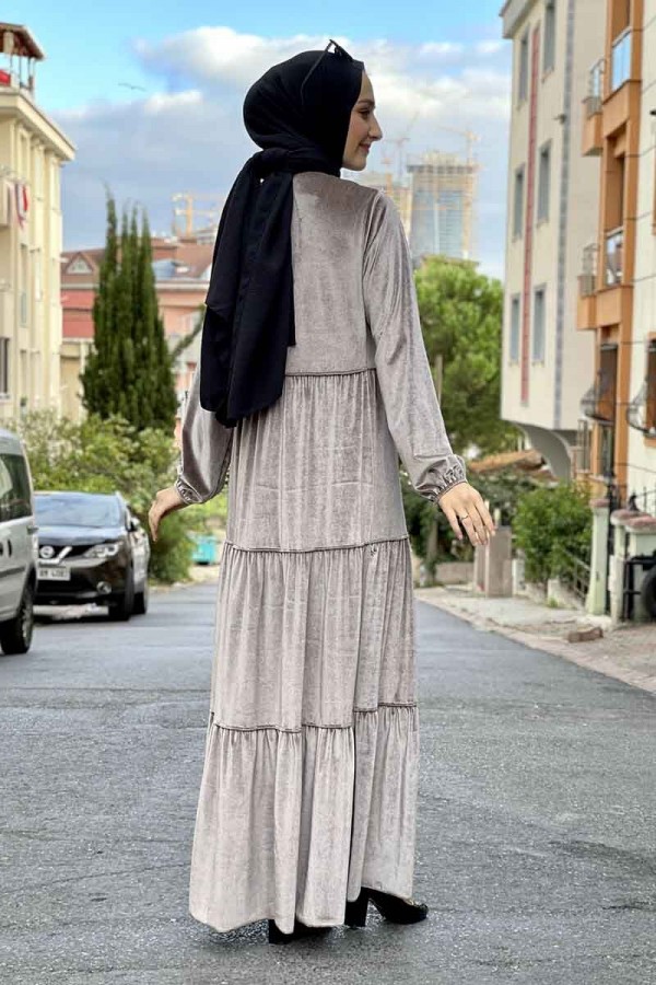 Moda Çizgi Tesettür Elbise