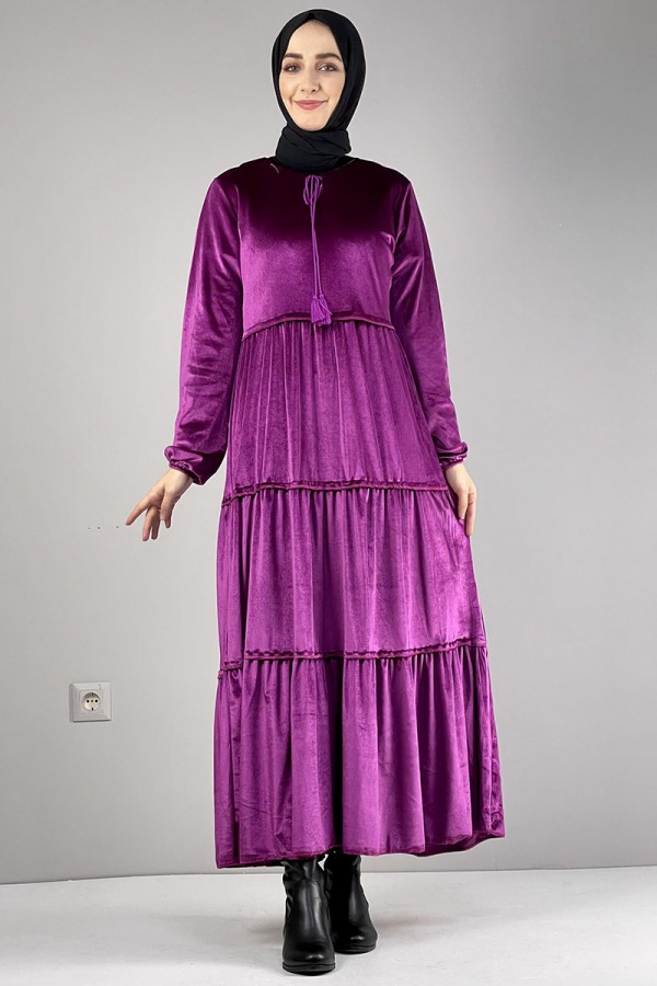 Moda Çizgi Tesettür Elbise