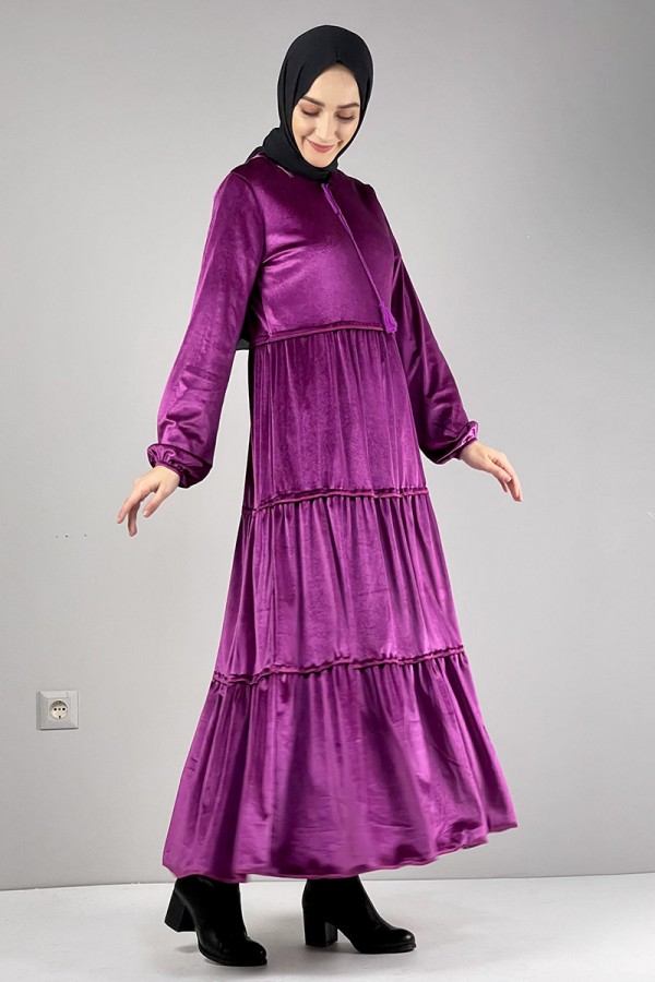 Moda Çizgi Tesettür Elbise