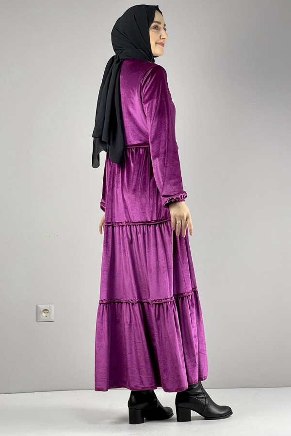 Moda Çizgi Tesettür Elbise
