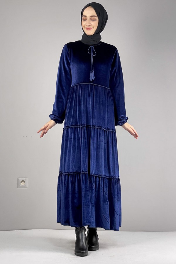 Moda Çizgi Tesettür Elbise
