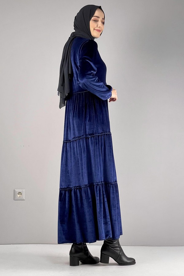 Moda Çizgi Tesettür Elbise
