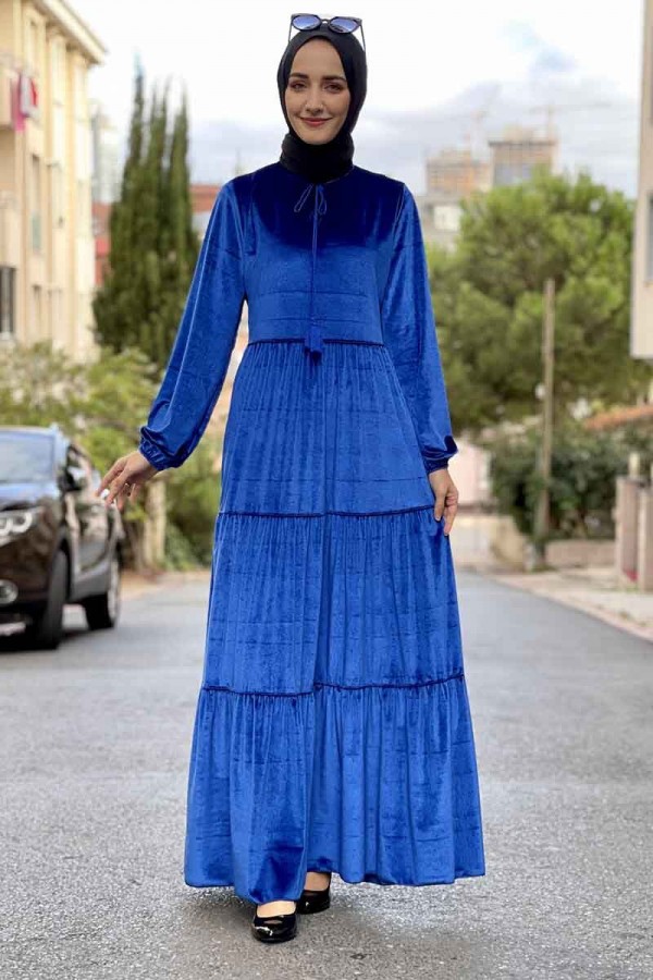 Moda Çizgi Tesettür Elbise