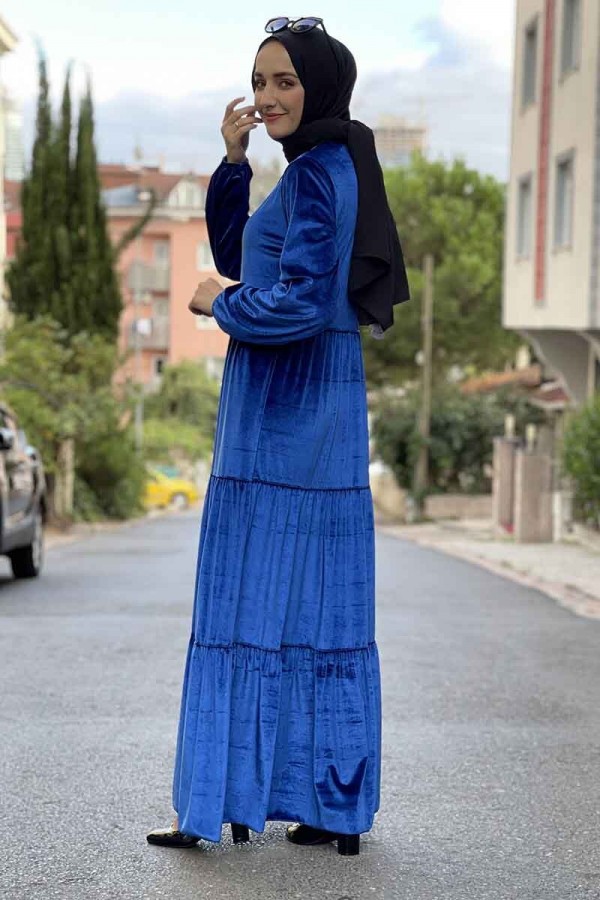 Moda Çizgi Tesettür Elbise
