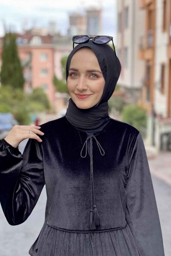 Moda Çizgi Tesettür Elbise