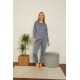 Moda Çizgi Kadın Penye Pijama