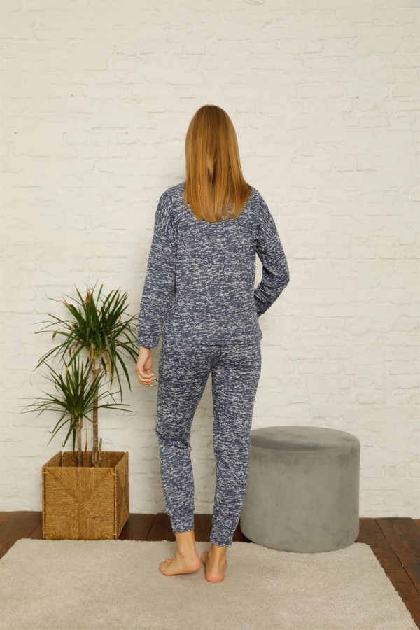 Moda Çizgi Kadın Penye Pijama