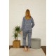 Moda Çizgi Kadın Penye Pijama