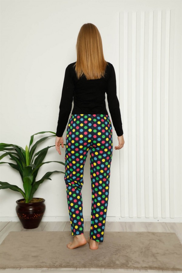 Moda Çizgi Kadın Alt Pijama