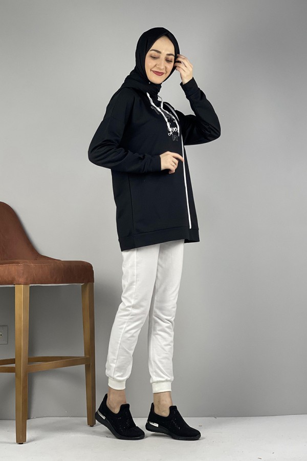 Moda Çizgi Desenli Tunik