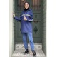 Moda Çizgi Desenli Tunik