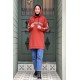 Moda Çizgi Desenli Tunik