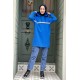 Moda Çizgi Desenli Tunik