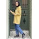Moda Çizgi Desenli Tunik