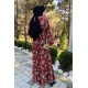 Moda Çizgi Tesettür Elbise