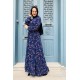 Moda Çizgi Tesettür Elbise