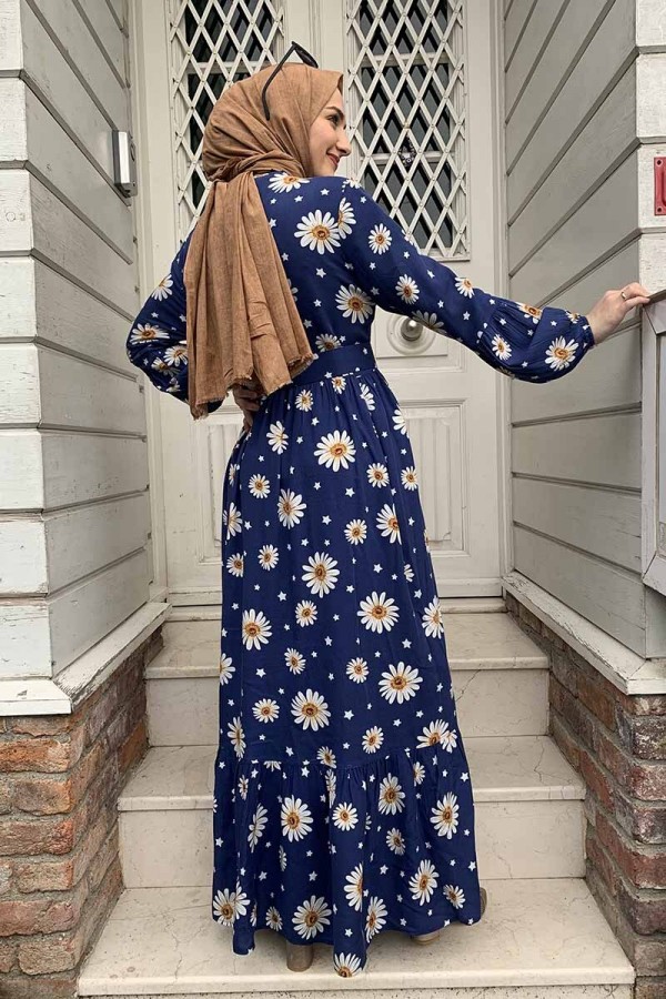 Moda Çizgi Tesettür Elbise
