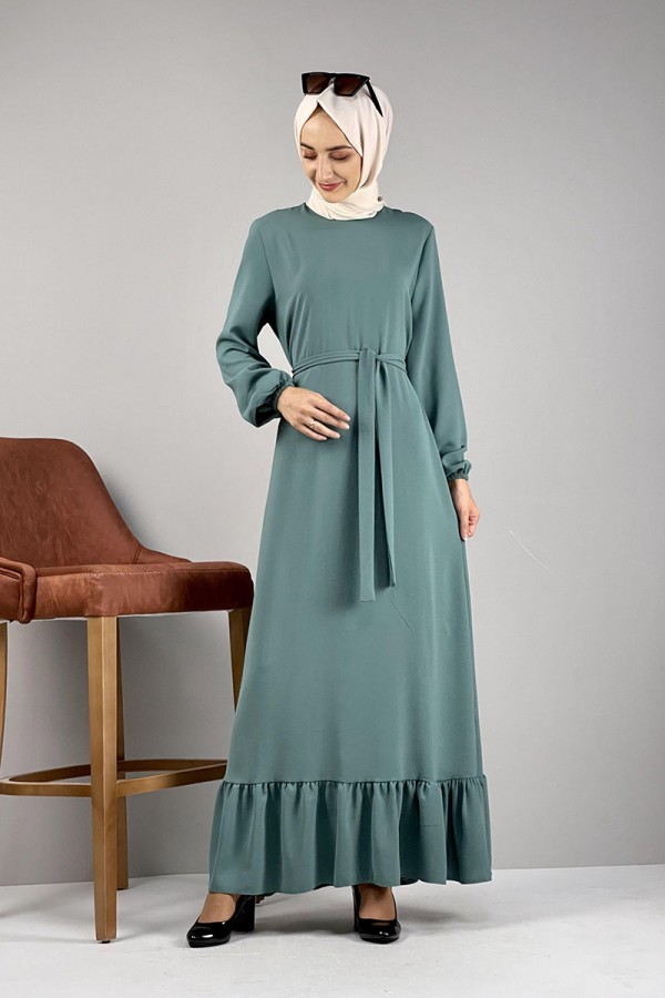 Moda Çizgi Tesettür Elbise