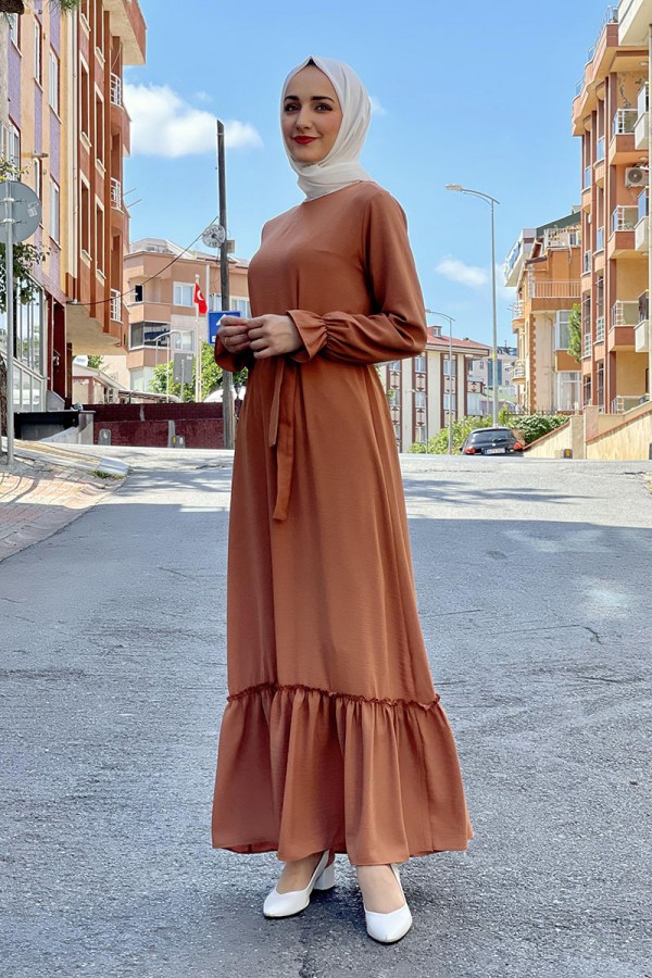 Moda Çizgi Tesettür Elbise