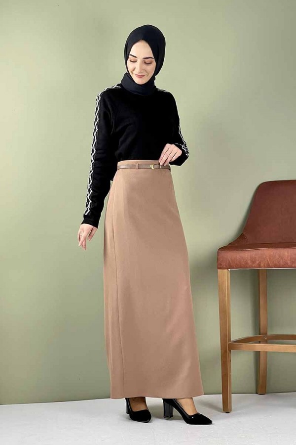 Moda Çizgi Etek