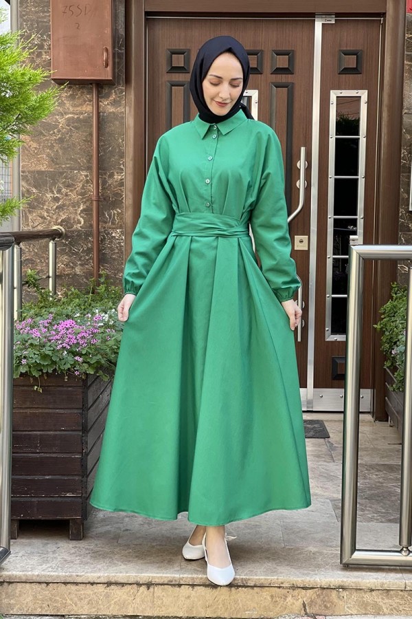 Moda Çizgi Tesettür Elbise