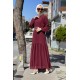 Moda Çizgi Tesettür Elbise