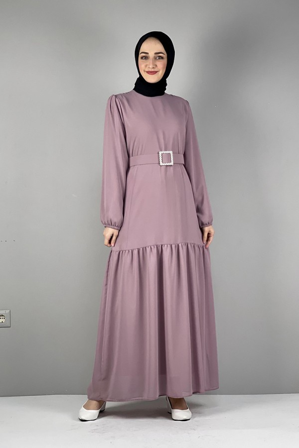 Moda Çizgi Tesettür Elbise