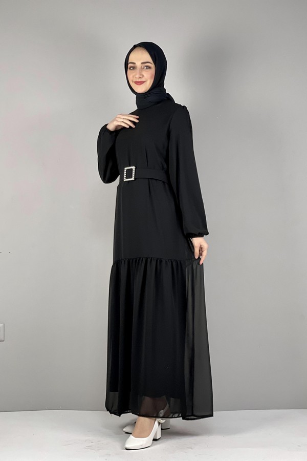 Moda Çizgi Tesettür Elbise