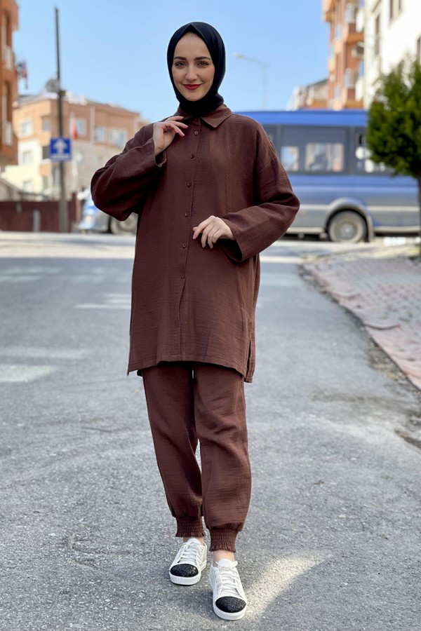 Moda Çizgi Tesettür Takım