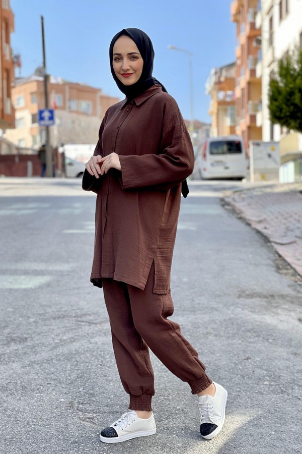 Moda Çizgi Tesettür Takım