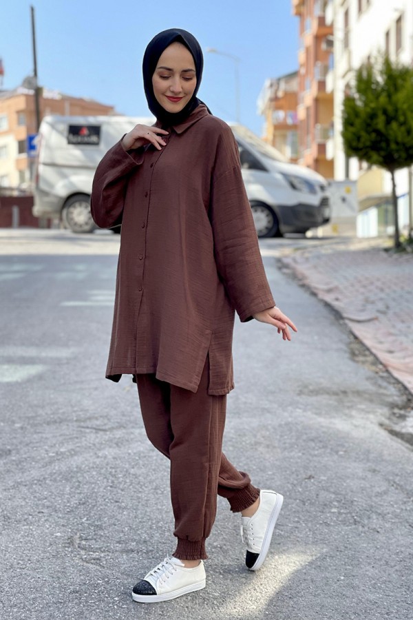 Moda Çizgi Tesettür Takım