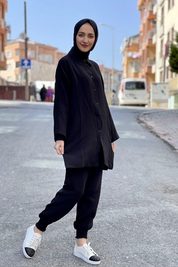 Moda Çizgi Tesettür Takım