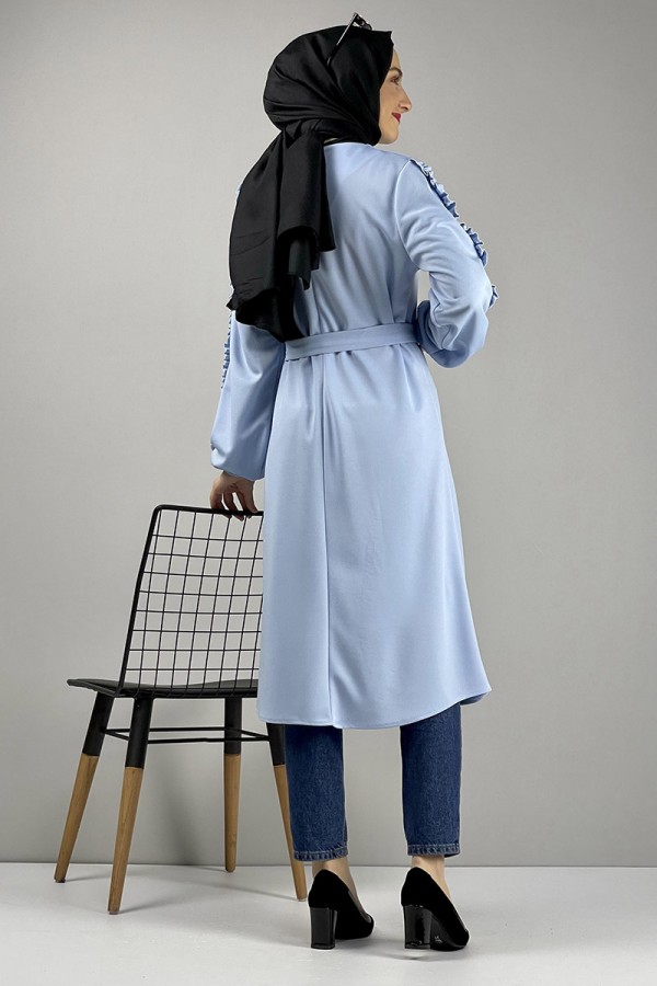 Moda Çizgi Desenli Tunik
