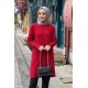 Moda Çizgi Triko Tunik