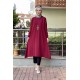 Moda Çizgi Desenli Tunik