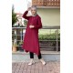 Moda Çizgi Desenli Tunik