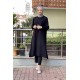 Moda Çizgi Desenli Tunik