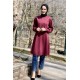 Moda Çizgi Desenli Tunik