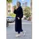 Moda Çizgi Desenli Tunik