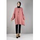 Moda Çizgi Desenli Tunik