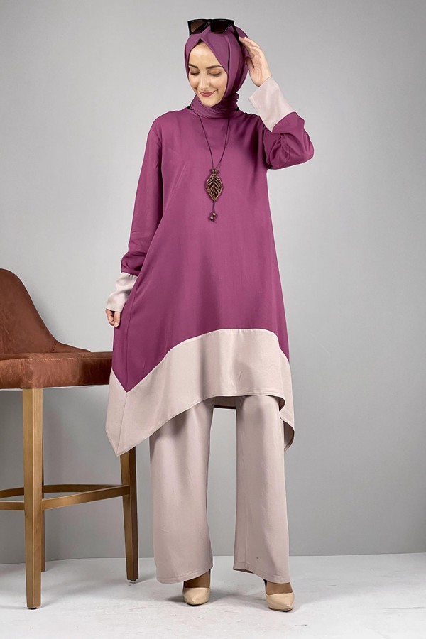 Moda Çizgi Tesettür Takım