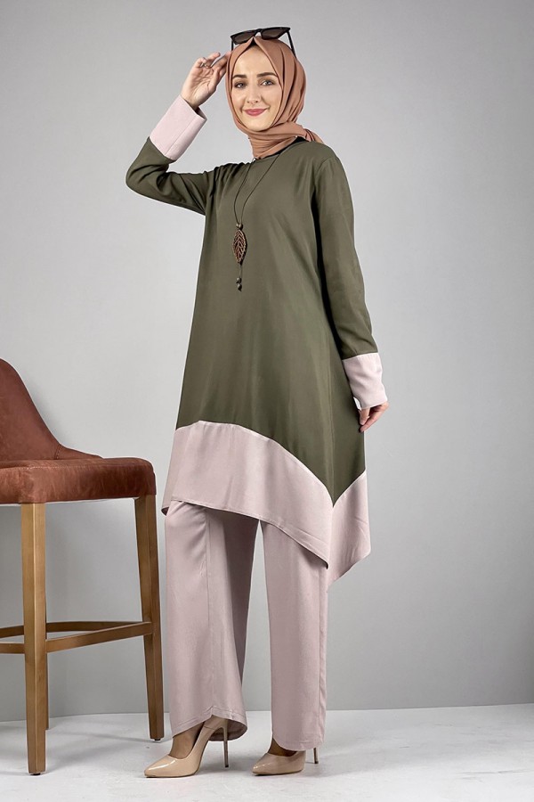 Moda Çizgi Tesettür Takım
