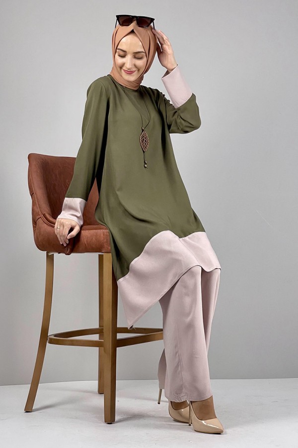 Moda Çizgi Tesettür Takım