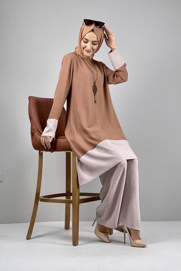 Moda Çizgi Tesettür Takım