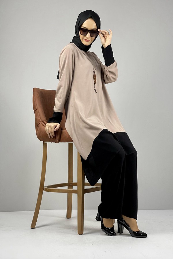 Moda Çizgi Tesettür Takım