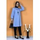 Moda Çizgi Desenli Tunik