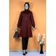 Moda Çizgi Desenli Tunik