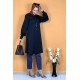 Moda Çizgi Desenli Tunik